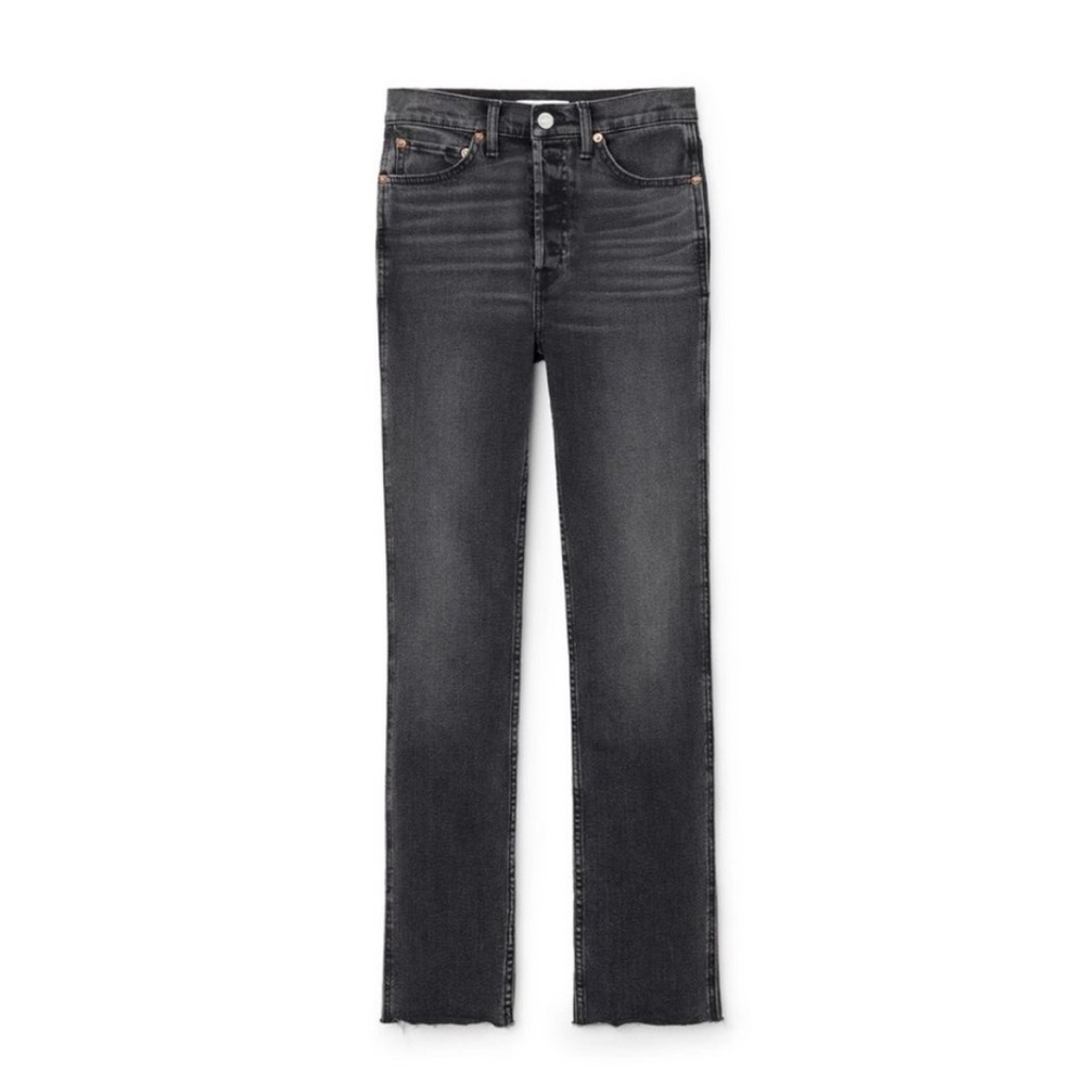 Re/Done '80s Slim Straight Jeans size 29 button fly - Picture 3 of 10